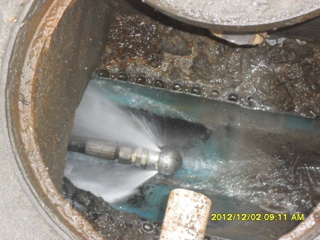 七里河污水管道高压清洗